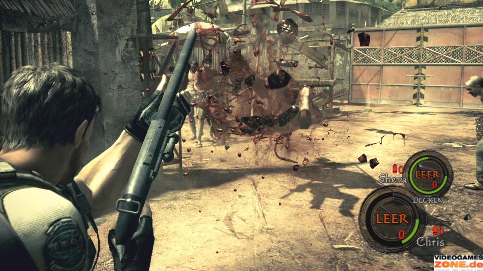 [10/03/09] Resident Evil 5 Screenshots (1)  Ebenfalls interessant: Resident Evil 5 Achievements: Alle Erfolge der Xbox-360-Version enthüllt *SPOILER* Resident Evil 5 für PlayStation 3 im Test Resident Evil 5-Screenshots: 20 Exklusive Bilder aus unserer Test-Session! Resident Evil 5 Komplettlösung: So überlebt ihr Capcoms neuen Survival-Horror Die Uncut-Version von Resident Evil 5 gibt es bei Amazon ab 59,95 plus Versand