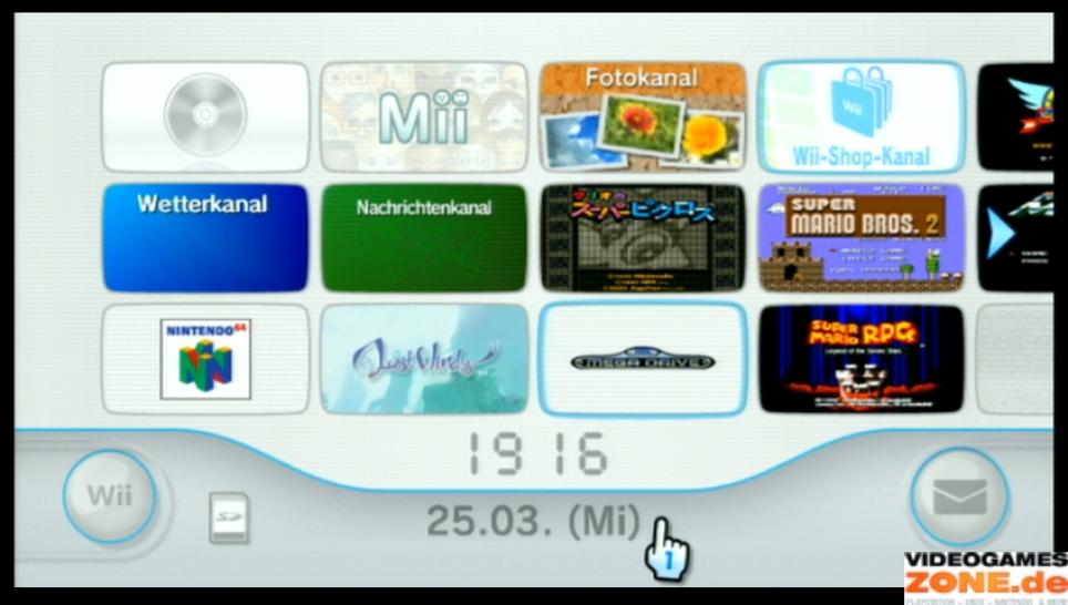 [25/03/09] Die neue Wii-Firmware 4.0 ermöglicht das Verschieben von gekauften Kanälen, Virtual-Console- und WiiWare-Spielen auf SD-Card. Von dort aus lassen sich die Programme jetzt auch starten. 