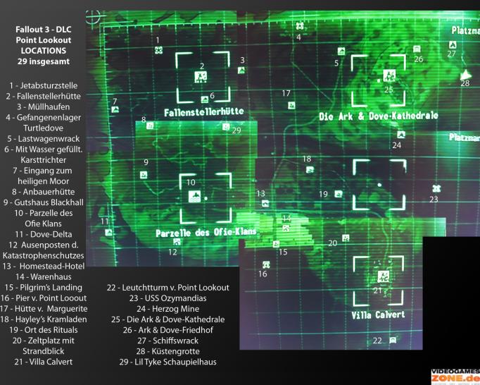 [24/06/09] Fallout 3: Point Lookout Map mit allen Locations