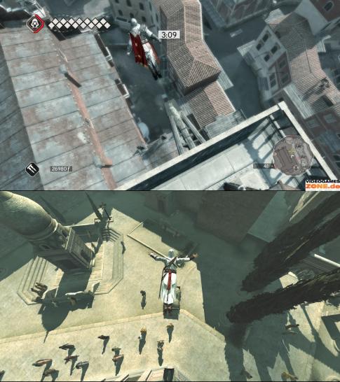 [18/11/09] Assassin's Creed 2 (upper screen) vs. Assassin's Creed (lower screen) - Grafik Duell (3)