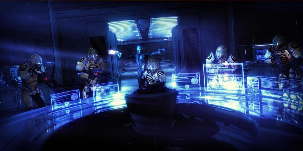 [26/12/09] In unserer Bildergalerie stellen wir euch ab sofort sechs schicke Cinematic-Screenshots zu Mass Effect 2 im 16:9-Format bereit. Die hochauflösenden Bilder stammen aus dem kürzlich erschienen und imposanten Render-Trailer zum Bioware-Rollenspiel, den ihr hier auf videogameszone.de in einer separaten News zu Gesicht bekommt und auf keinen Fall verpassen dürft, falls ihr den nicht schon längst gesehen habt. 