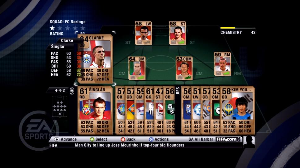 [23/02/10] Screenshots aus FIFA 10 Ultimate Team (1)