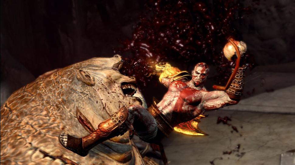 [04/02/10] God of War 3: Die Gegner fallen im Sekundentakt und der rote Lebenssaft spritzt deutlich sichtbar herum. ...