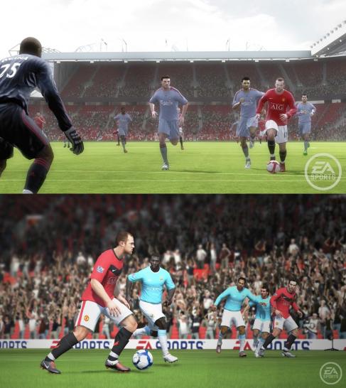 [09/06/10] FIFA 11 vs. FIFA 10: Bildervergleich - FIFA 11 unten/ FIFA 10 oben