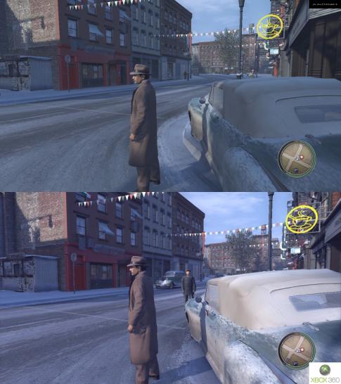 [19/07/10] Mafia 2 Grafikvergleich: PlayStation 3 (oben) vs. Xbox 360 (unten)