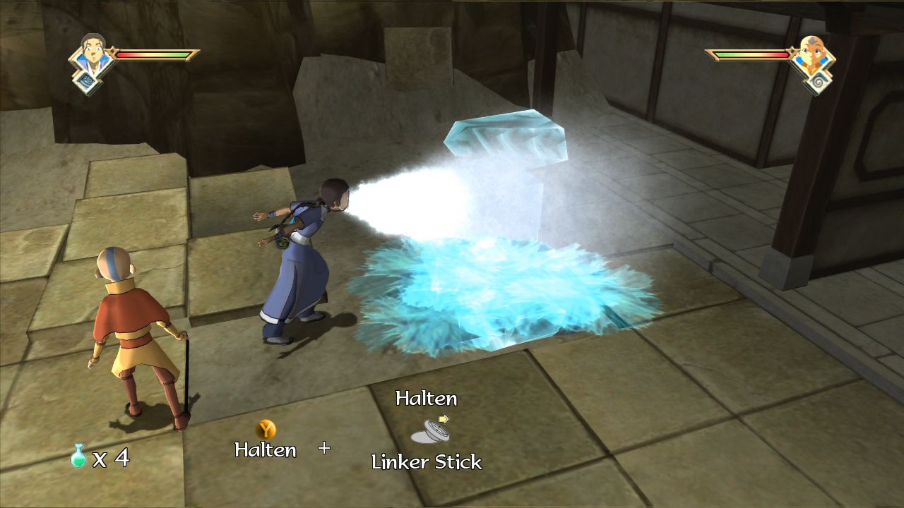 Avatar Der Herr der Elemente Die Erde brennt (X360) Test,