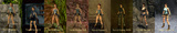 Bildvergleich: Lara Croft im Wandel