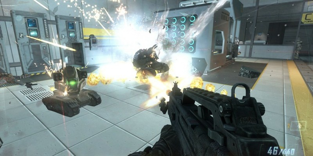 Die PC-Version von Black Ops 2 im Test: Selbst im Gefecht kommt die Optik oft seltsam blass daher. Beim Ballern fällt das aber nur selten bewusst auf. (Das Bild zeigt die PC-Version). (3)