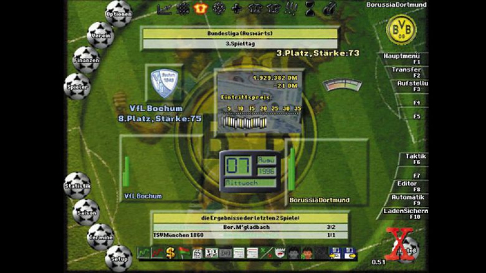 Bundesliga Manager 97 - Einige Fans können sich an das Debakel vielleicht noch erinnern: Entwickler Software 2000 hatte eigenen Angaben zufolge ein falsches Master ins Presswerk geschickt. Die Verkaufsversion im Handel war derart verbuggt, dass kein Spielspaß aufkommen konnte. Mit Patches versuchte das Studio die gröbsten Probleme zu beseitigen, doch der Imageschaden war irreparabel.