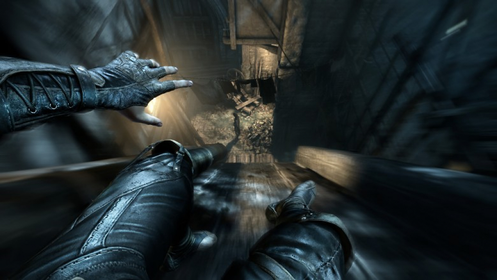 Thief: Die Bewegungsabläufe von Garrett sind cool umgesetzt und erinnern uns oft an das akrobatische Mirror's Edge.