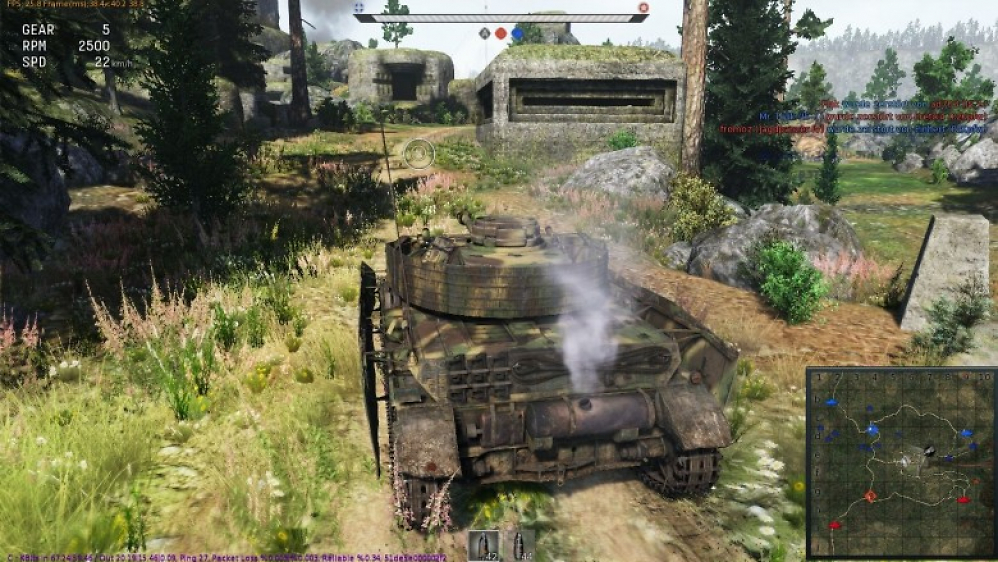 Die Panzer von War Thunder, Screenshot aus der geschlossenen Beta.
