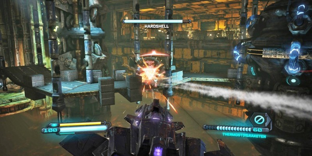 Jetlag: Die Vehikel, in die sich eure Transformers verwandeln, sind zwar abwechslungsreich gestaltet, steuern sich aber alle gleich schwammig und hakelig.
