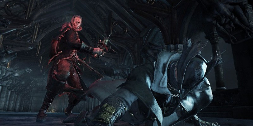 Neue Screenshots zu Bloodborne veranschaulichen unter anderem ein PvP-Duell und ein kooperatives Gefecht gegen einen Boss.