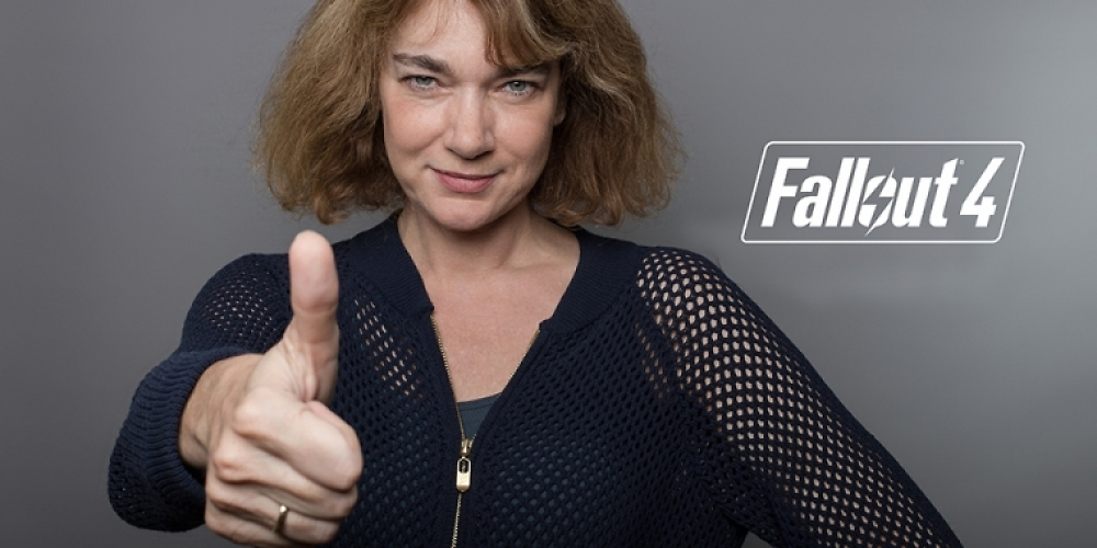 Gundi Eberhard, die weibliche Stimme des Protagonisten von Fallout 4.