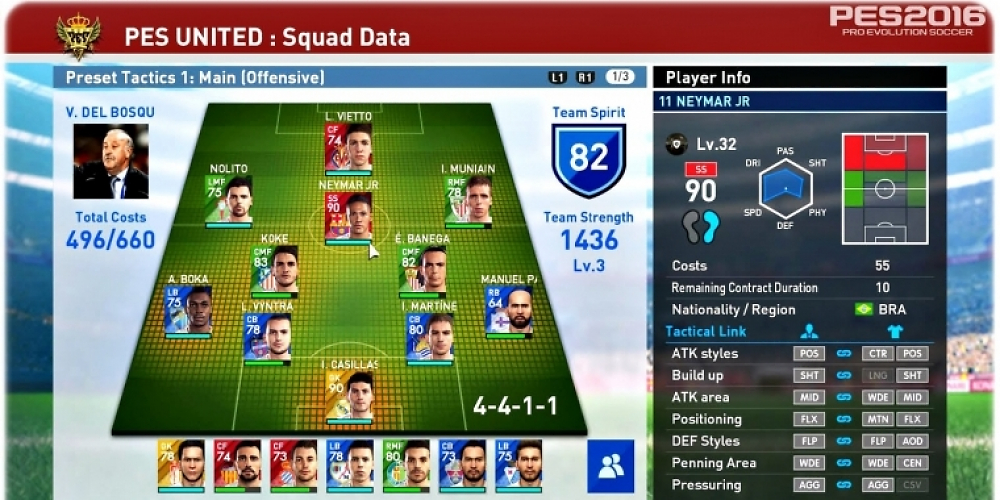 PES 2016 myClub - Die Inhalte der Gratis-Version von Pro Evolution Soccer 2016