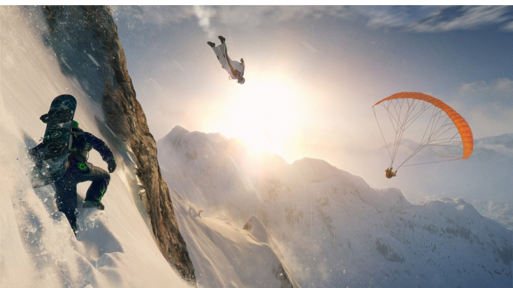 Steep auf der E3 gespielt: Preview mit Video-Fazit zum Extremsport-Spiel von Ubisoft für PC, PS4 und XBO