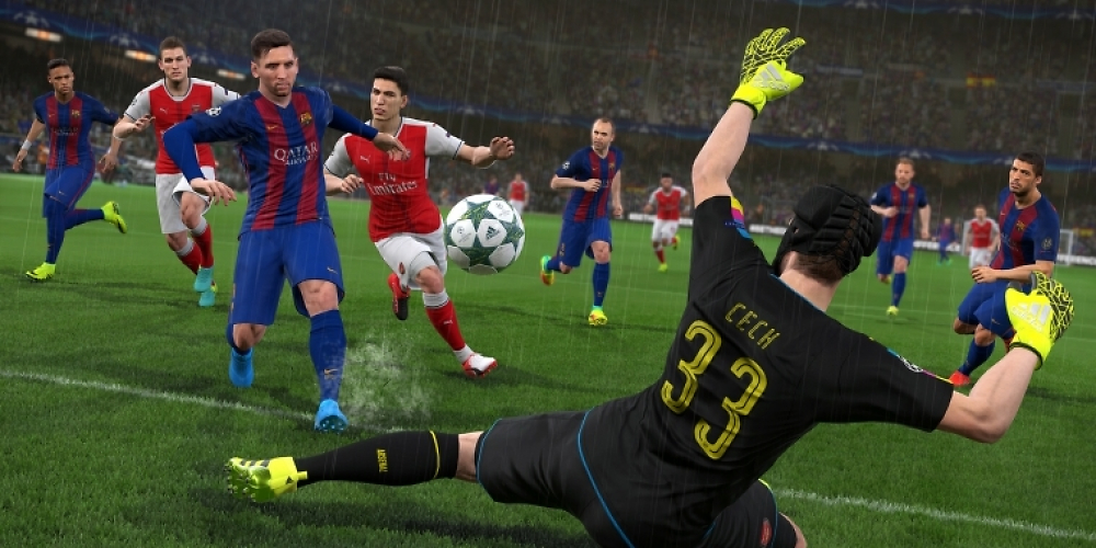 PES 2017 in der Vorschau - Wir durften den FIFA-Konkurrenten in Barcelona im legendären Camp Nou anzocken!