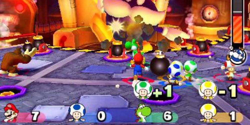Die Boss-Minispiele sind aufwendiger gemacht als die normalen Spielchen und dienen als Haupteinnahmequelle für die begehrten Sterne.