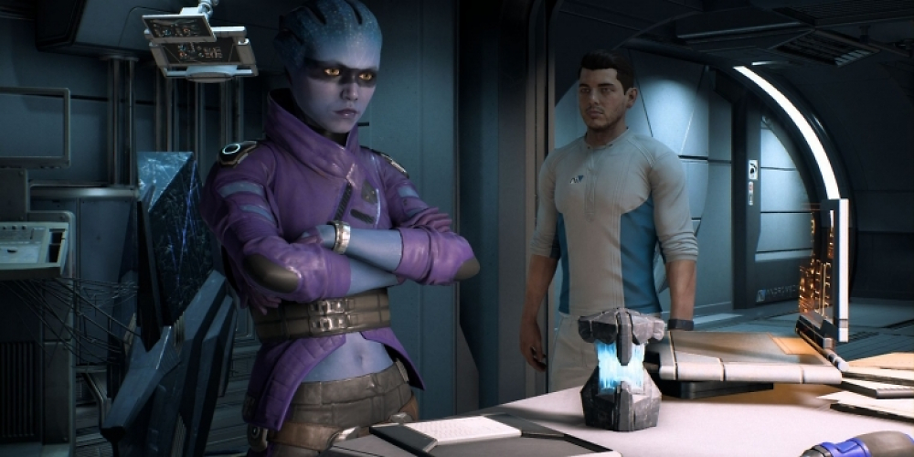 Die Crew der Tempest in Mass Effect Andromeda