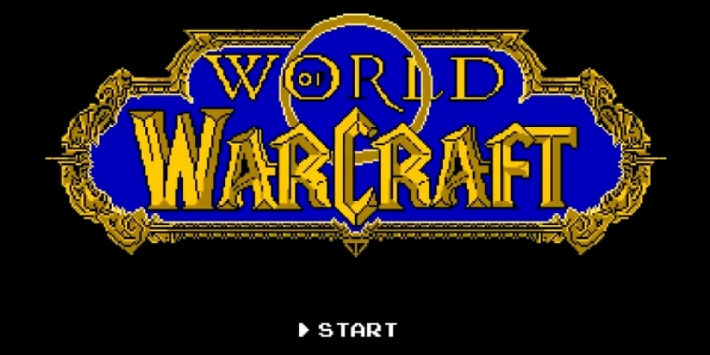 World of Warcraft: NES Startbildschirm