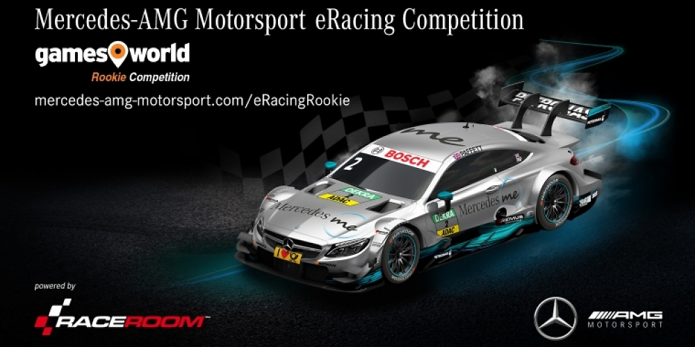 Mercedes-AMG Motorsport eRacing Gamesworld Rookie Competition 2017 - Nehmt am Memory-Gewinspiel teil und schnappt euch Ticktets zum eRacing-Finale in Hockenheim!