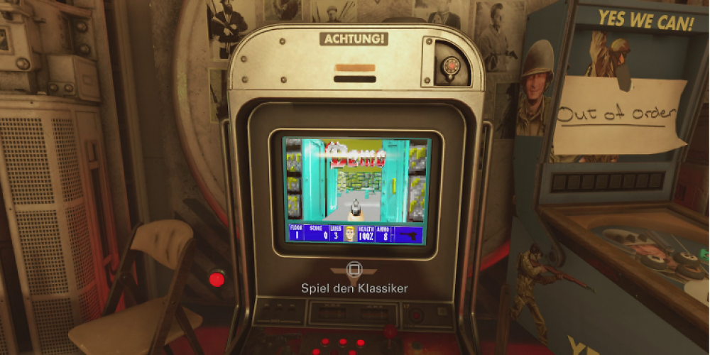 Dieser Spielautomat sieht vielversprechend aus.