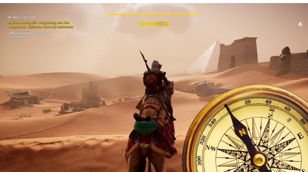 Assassin's Creed: Origins - Kompass schlägt Minimap: Ein Kommentar zum neu entdeckten Spaß am Erkunden