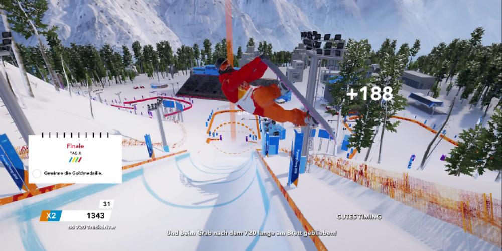 Die Steuerung in der Halfpipe wurde stark verbessert, sodass die Disziplin nun auch jede Menge Spaß macht.