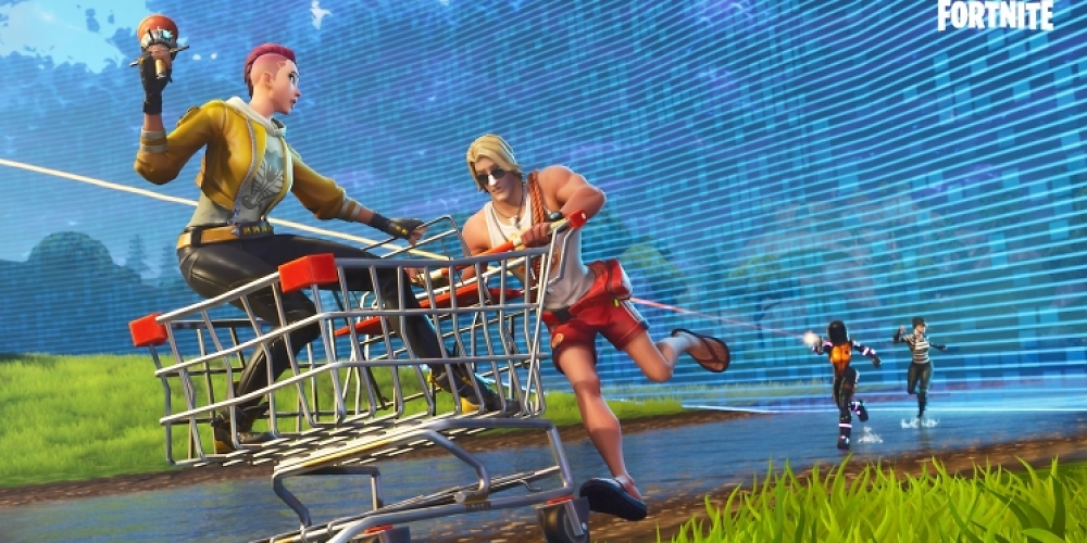 Artwork zum Battle Royale-Shooter Fortnite von Epic Games.