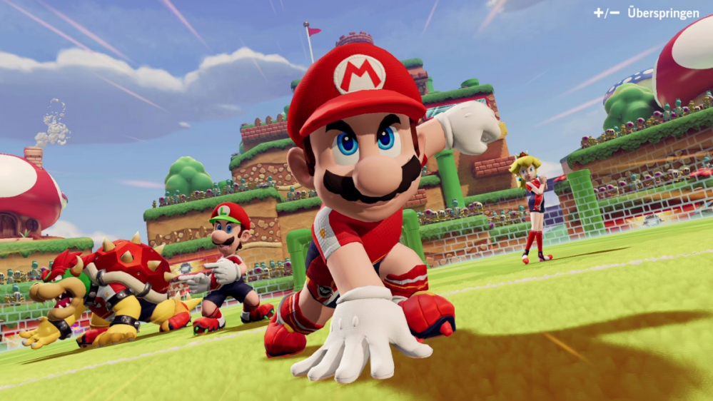 Mario Strikers Battle League Football: Spektakulärer Party-Kick mit lächerlichem Umfang - Test