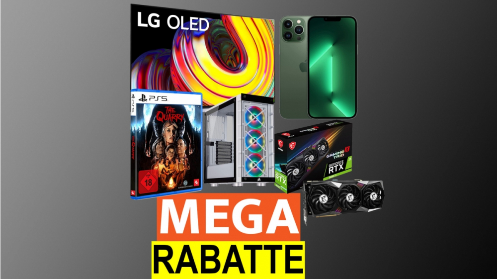 iPhone 13, TV, PS5, SSD, RTX 3090 Ti: Amazon-Deals mit Mega-Rabatten