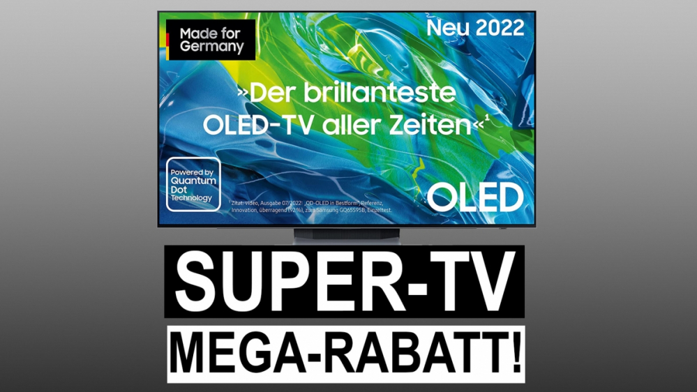 Samsung OLED TV (2022) 65 Zoll viel günstiger - Super-Fernseher mit 1.700€ Rabatt kaufen beim Black Friday