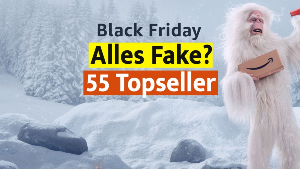Amazon Black Friday: 95 % aller Angebote Fake? Diese 55 Deals sind es nicht!