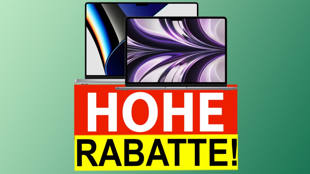 Amazon haut MacBook Pro 550€ günstiger raus - MacBook Air mit 260€ Rabatt