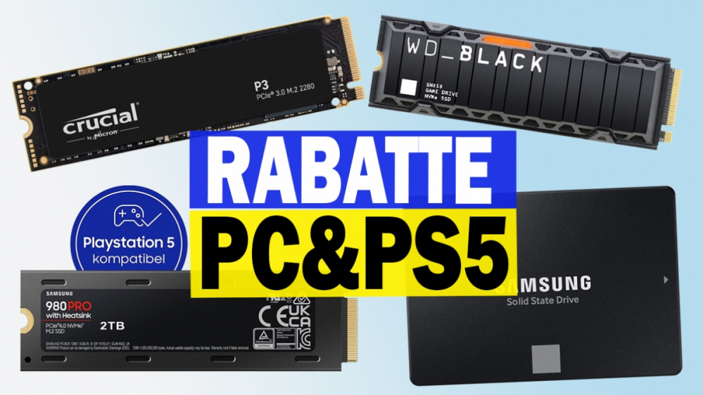 SSD für PC & PS5 kaufen: Samsung 980 Pro günstiger, auch Konkurrenz mit Rabatten