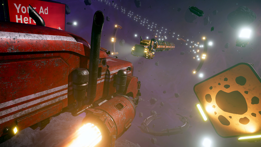 Star Trucker: Endlich mit Lenkrad und Pedalen spielen - Anniversary-Update da