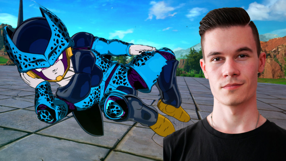 Redakteur Tobi mit Cell Jr.
