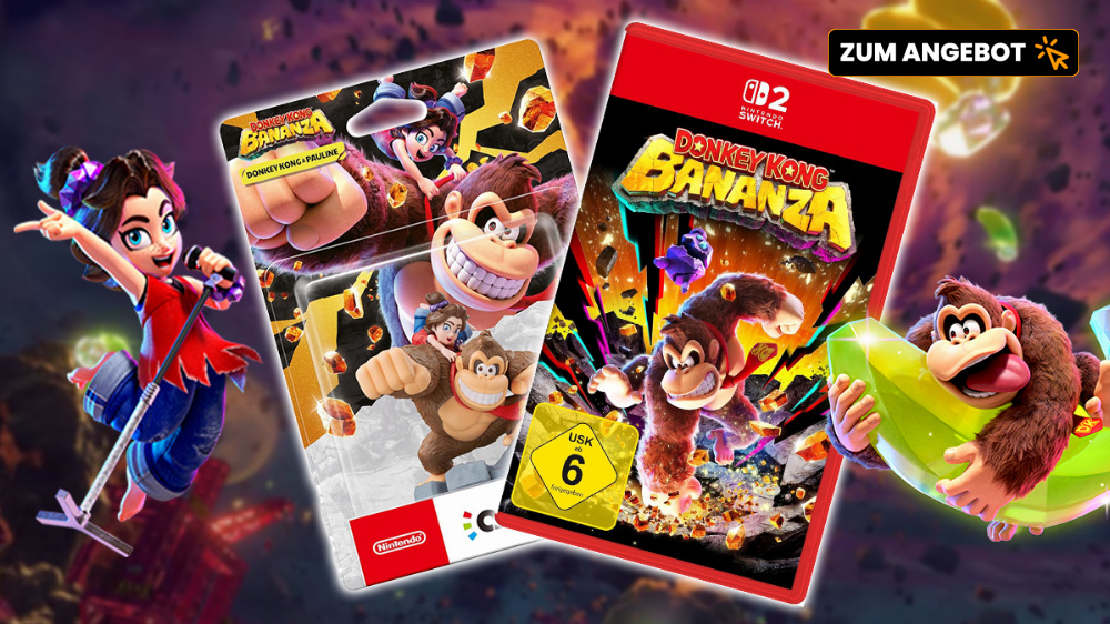 Affenstark: Hier gibt es Donkey Kong Bananza 10 € günstiger vorzubestellen - selbst digital teurer!