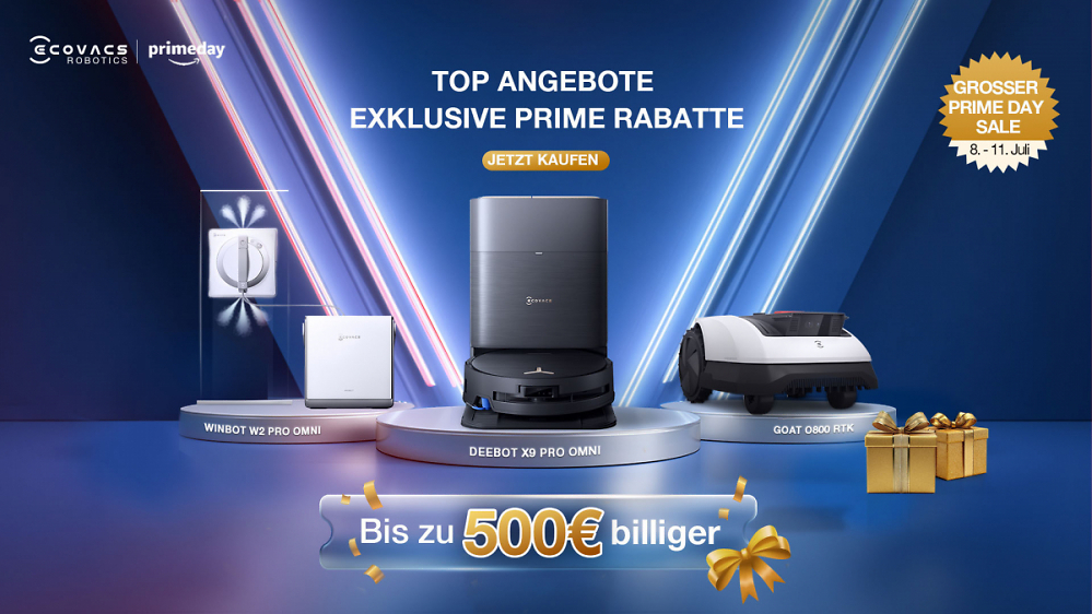 Die Ecovacs-Angebote zum Prime Day sind da!
