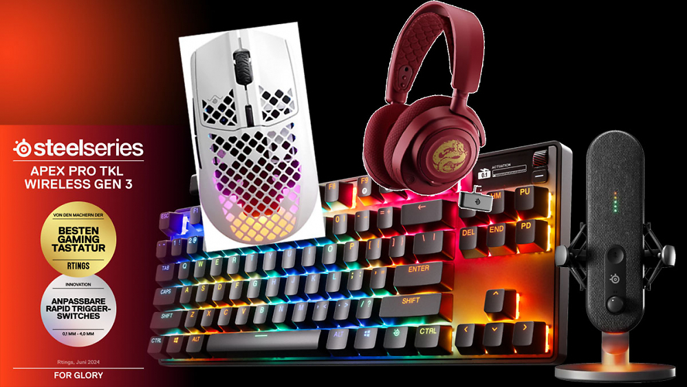 Amazon fegt Steelseries raus: PC-Gaming-Zubehör zu Spitzenpreisen - befristete Angebote