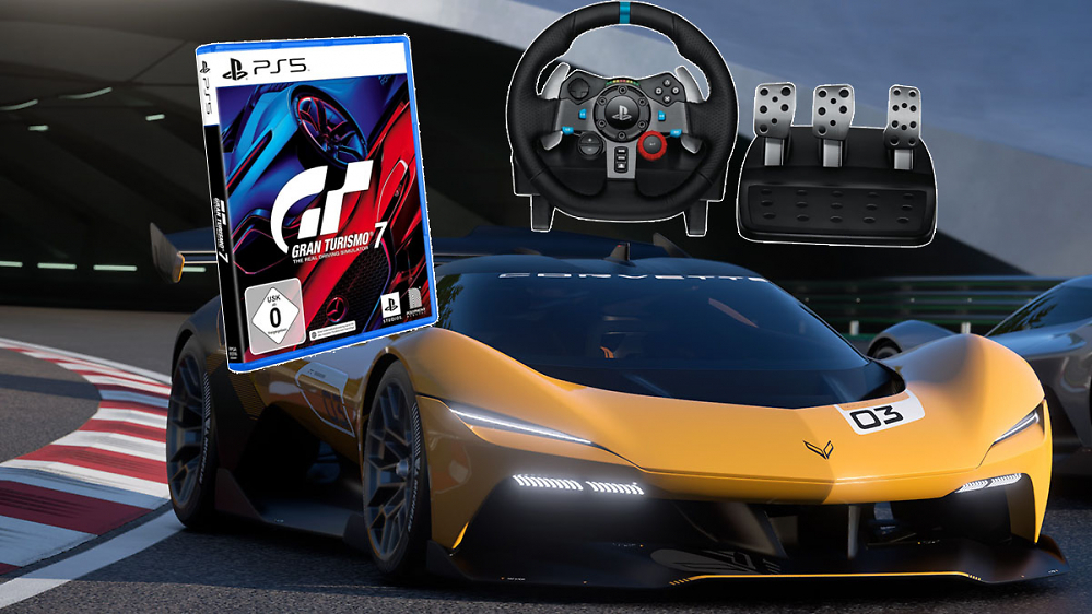 Dafür lieben wir die Gamescom: Gran Turismo 7 PS5 mit 56% Rabatt - Logitech-Lenkrad 38% günstiger