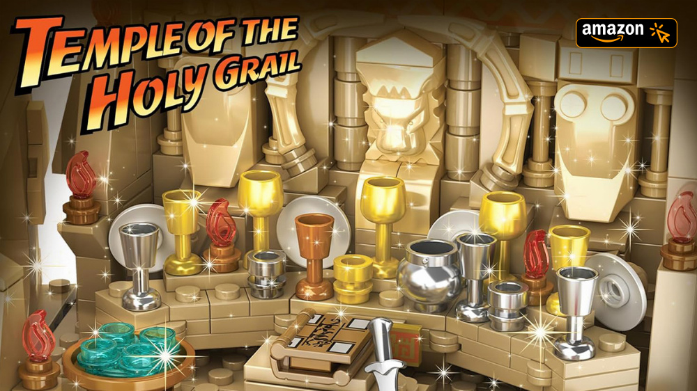 Kein Lego Indiana Jones mehr? Jetzt MOC zum Tempel des heiligen Grals für unter 3 Cent pro Klemmbaustein sichern!