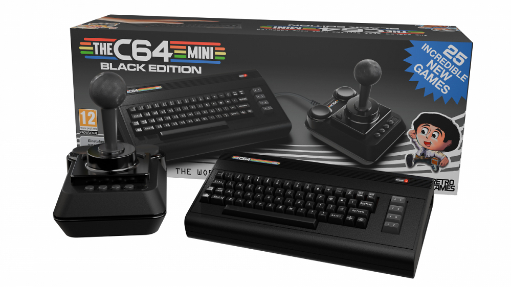 Retro-Konsole im neuen Design - THEC64 mini Black Edition angekündigt