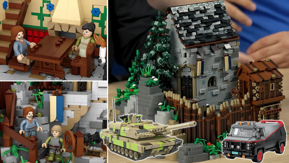 Gibt's nicht bei Lego: Neue Burg Blaustein aus Mini-Blocks bei Amazon kurz günstiger als bei Bluebrixx selbst