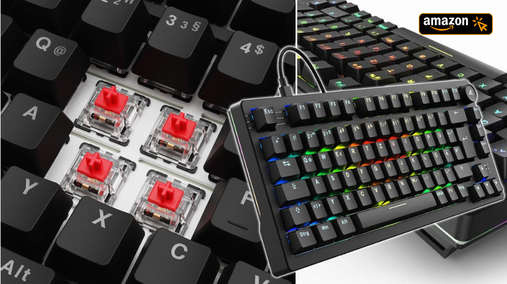 Preisschmelze: Gaming-Tastatur Sharkoon Skiller SGK25 RGB mit Hot-Swap auf 35 € gestürzt