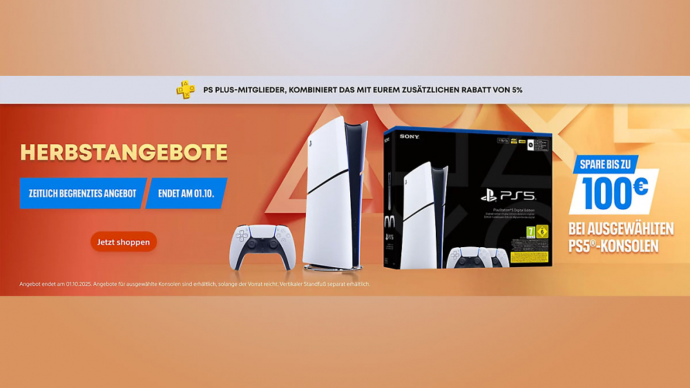 PS5-Herbstangebote: Beim Konsolenkauf sparen (Update: Jetzt noch billiger und mit Gratis-Spiel)