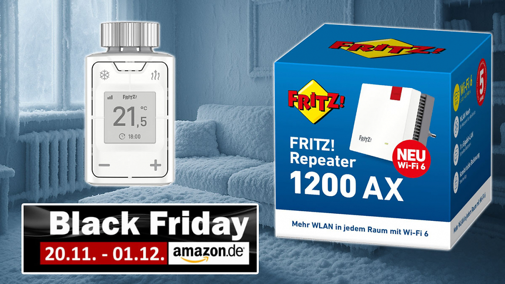 10.000 Verkäufe in 1 Monat, nun zum Bestpreis: Fritz DECT 302 und Repeater 1200AX fliegen aus Amazons Lager