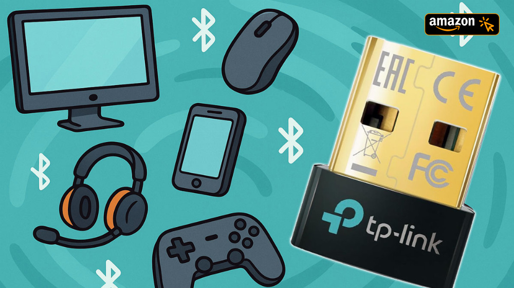5.000 flogen in 4 Wochen aus Amazons Lager: USB-Dongle für 8 € zum Nachrüsten von Bluetooth