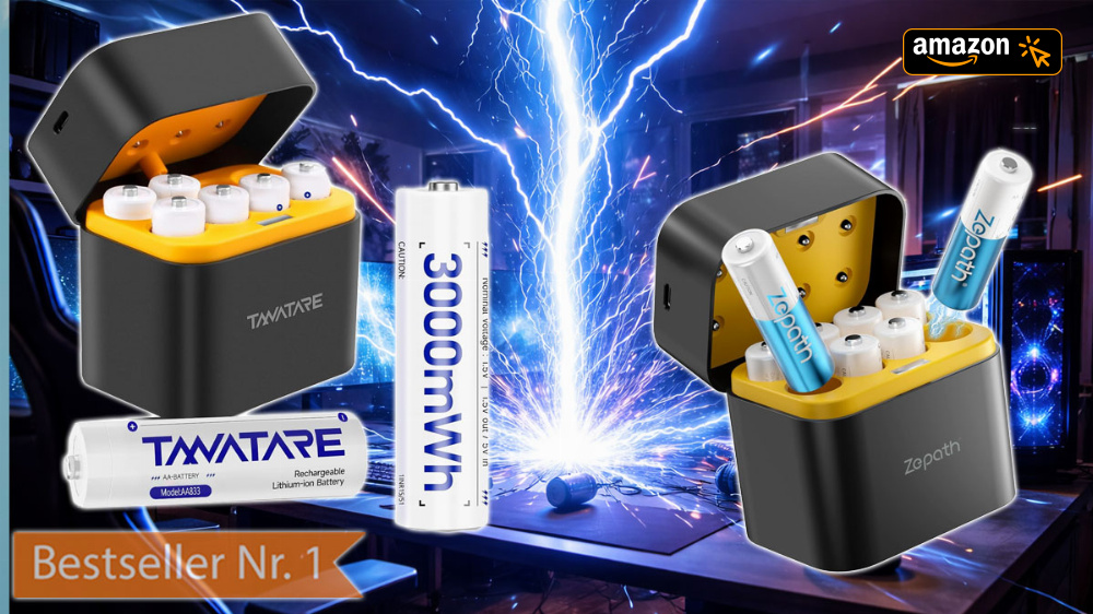 Obacht, 1,2-Volt-Geplagte: AA-Akku-Set mit 1,5-Volt geht bei Amazon zum Sparpreis raus