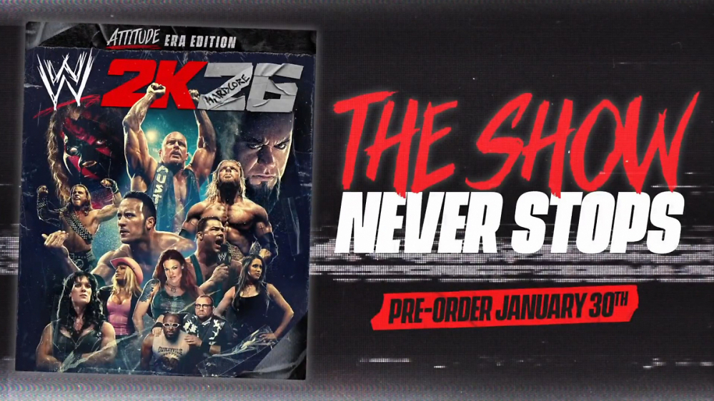 WWE 2K26: Cover für Attitude Era-Edition enthüllt
